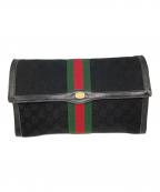 GUCCIグッチ）の古着「GG　ショルダーバッグ」｜ブラック