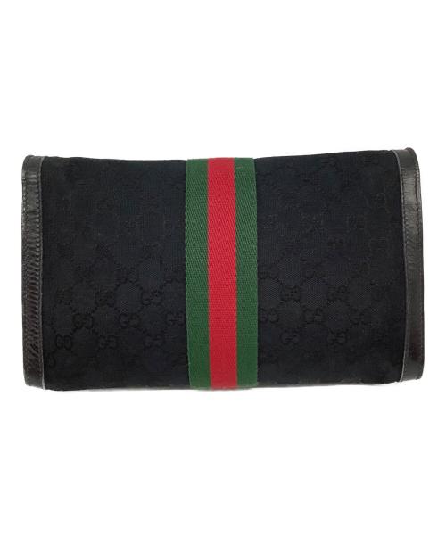 GUCCI（グッチ）GUCCI (グッチ) GG　ショルダーバッグ ブラックの古着・服飾アイテム