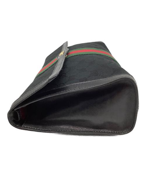 GUCCI（グッチ）GUCCI (グッチ) GG　ショルダーバッグ ブラックの古着・服飾アイテム