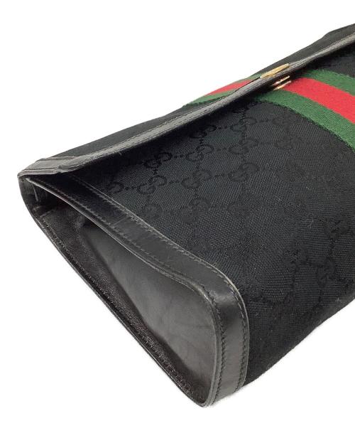 GUCCI（グッチ）GUCCI (グッチ) GG　ショルダーバッグ ブラックの古着・服飾アイテム