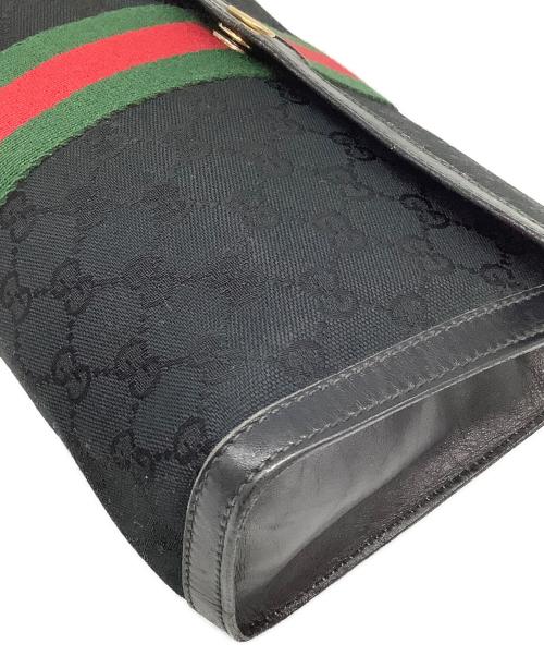GUCCI（グッチ）GUCCI (グッチ) GG　ショルダーバッグ ブラックの古着・服飾アイテム