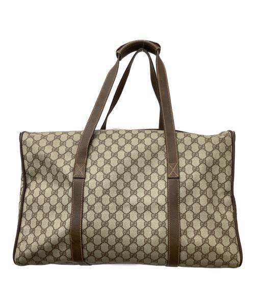 GUCCI（グッチ）GUCCI (グッチ) GG 	ボストンバッグ ベージュの古着・服飾アイテム