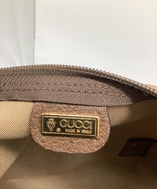 GUCCI（グッチ）GUCCI (グッチ) GG 	ボストンバッグ ベージュの古着・服飾アイテム