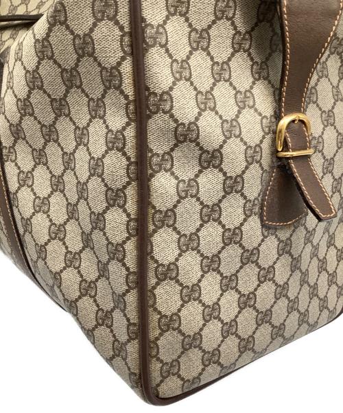 GUCCI（グッチ）GUCCI (グッチ) GG 	ボストンバッグ ベージュの古着・服飾アイテム