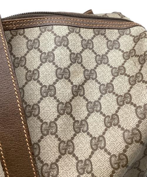 GUCCI（グッチ）GUCCI (グッチ) GG 	ボストンバッグ ベージュの古着・服飾アイテム