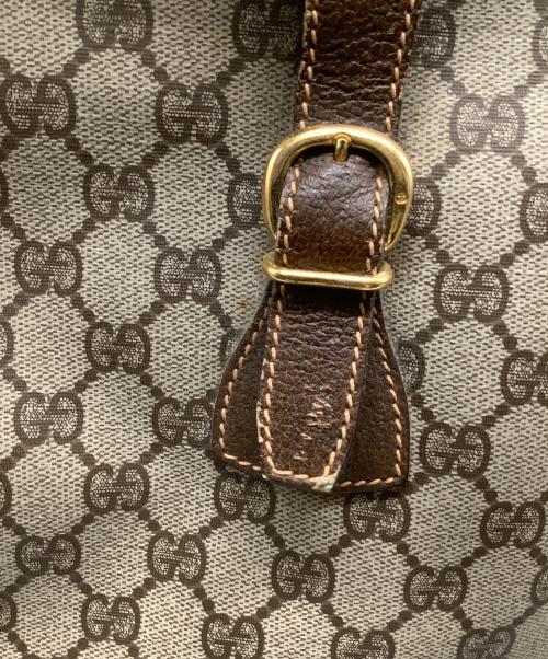 GUCCI（グッチ）GUCCI (グッチ) GG 	ボストンバッグ ベージュの古着・服飾アイテム