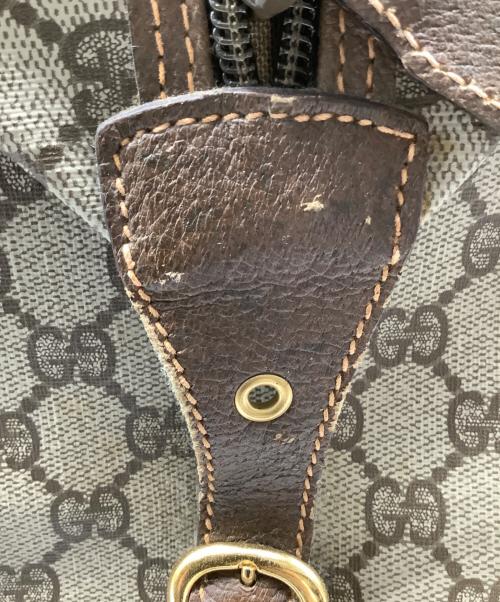 GUCCI（グッチ）GUCCI (グッチ) GG 	ボストンバッグ ベージュの古着・服飾アイテム