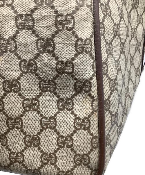 GUCCI（グッチ）GUCCI (グッチ) GG 	ボストンバッグ ベージュの古着・服飾アイテム