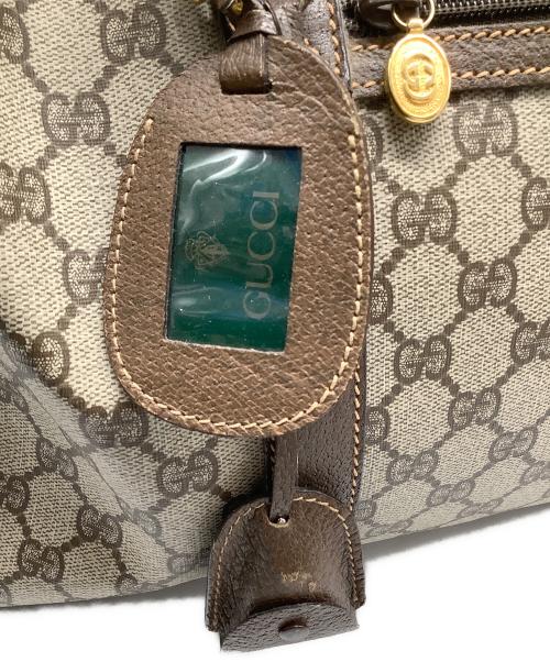 GUCCI（グッチ）GUCCI (グッチ) GG 	ボストンバッグ ベージュの古着・服飾アイテム