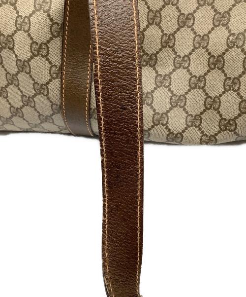 GUCCI（グッチ）GUCCI (グッチ) GG 	ボストンバッグ ベージュの古着・服飾アイテム