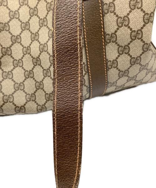 GUCCI（グッチ）GUCCI (グッチ) GG 	ボストンバッグ ベージュの古着・服飾アイテム