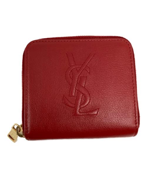 Yves Saint Laurent（イヴサンローラン）Yves Saint Laurent (イヴサンローラン) 2つ折り財布 レッドの古着・服飾アイテム