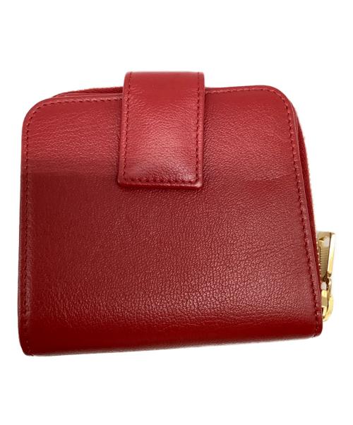Yves Saint Laurent（イヴサンローラン）Yves Saint Laurent (イヴサンローラン) 2つ折り財布 レッドの古着・服飾アイテム