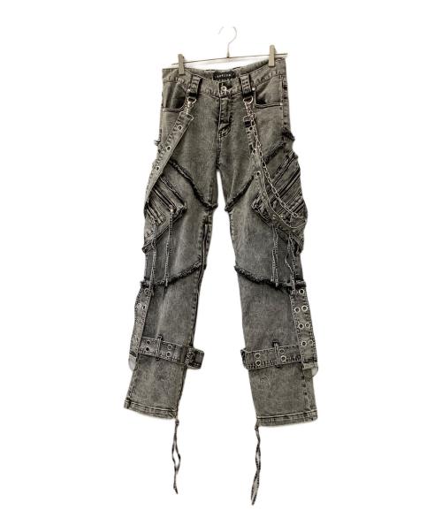 REFLEM（レフレム）REFLEM (レフレム) デニムパンツ ブラック サイズ:Mの古着・服飾アイテム