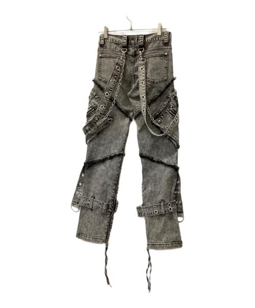 REFLEM（レフレム）REFLEM (レフレム) デニムパンツ ブラック サイズ:Mの古着・服飾アイテム