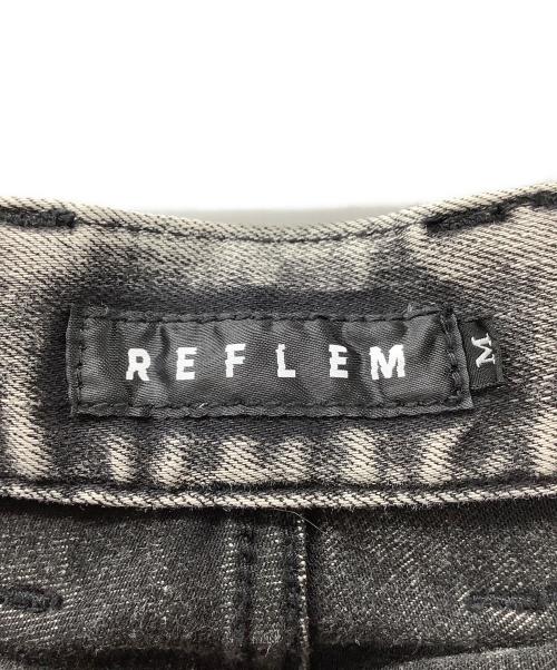 REFLEM（レフレム）REFLEM (レフレム) デニムパンツ ブラック サイズ:Mの古着・服飾アイテム