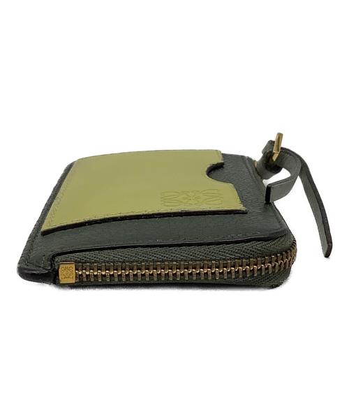 LOEWE（ロエベ）LOEWE (ロエベ) コインカードホルダー グリーンの古着・服飾アイテム