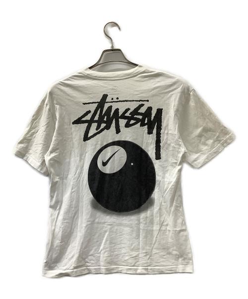 NIKE（ナイキ）NIKE (ナイキ) stussy (ステューシー) 半袖カットソー ホワイト サイズ:Mの古着・服飾アイテム