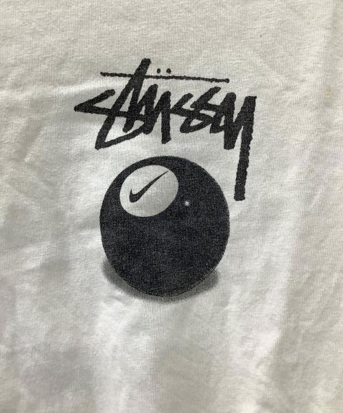 NIKE（ナイキ）NIKE (ナイキ) stussy (ステューシー) 半袖カットソー ホワイト サイズ:Mの古着・服飾アイテム