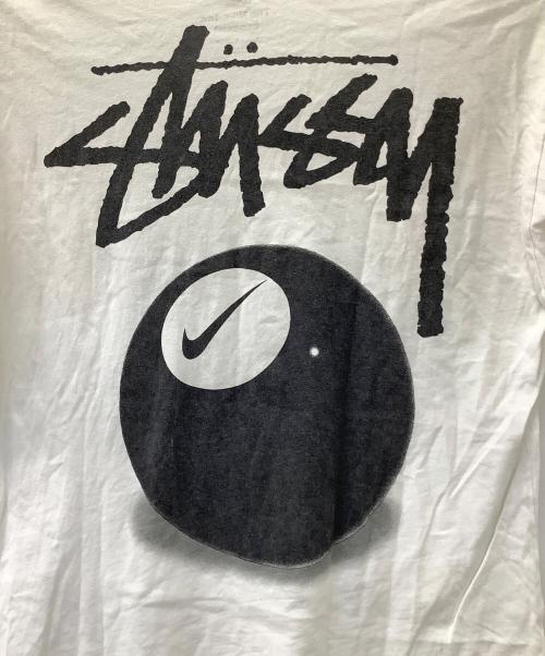 NIKE（ナイキ）NIKE (ナイキ) stussy (ステューシー) 半袖カットソー ホワイト サイズ:Mの古着・服飾アイテム