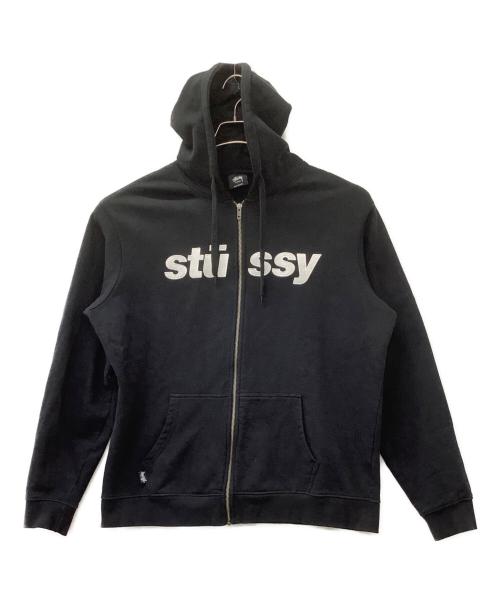 stussy（ステューシー）stussy (ステューシー) ジップパーカー ブラック サイズ:Lの古着・服飾アイテム