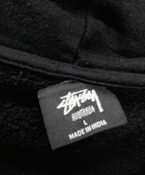 stussy（ステューシー）stussy (ステューシー) ジップパーカー ブラック サイズ:Lの古着・服飾アイテム