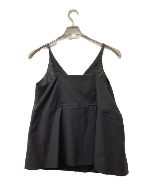Ameri（アメリ）Ameri (アメリ) 3WAY PIN TUCK LAYERED VEST ブラック サイズ:S 未使用品の古着・服飾アイテム