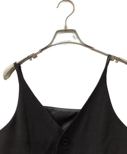 Ameri（アメリ）Ameri (アメリ) 3WAY PIN TUCK LAYERED VEST ブラック サイズ:S 未使用品の古着・服飾アイテム