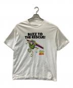 WEBER×DISNEYウェーバー×ディズニー）の古着「バズライトイヤー 半袖Tシャツ」｜ホワイト