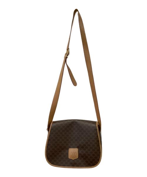 CELINE（セリーヌ）CELINE (セリーヌ) マカダム ショルダーバッグ ブラウンの古着・服飾アイテム