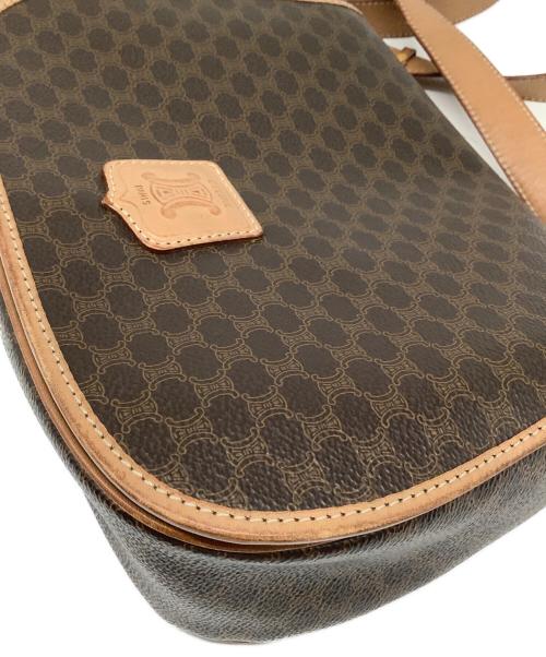CELINE（セリーヌ）CELINE (セリーヌ) マカダム ショルダーバッグ ブラウンの古着・服飾アイテム