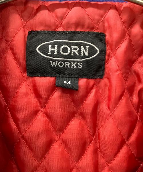 HORN WORKS（ホーンワークス）HORN WORKS (ホーンワークス) レザージャケット ブルー サイズ:Mの古着・服飾アイテム
