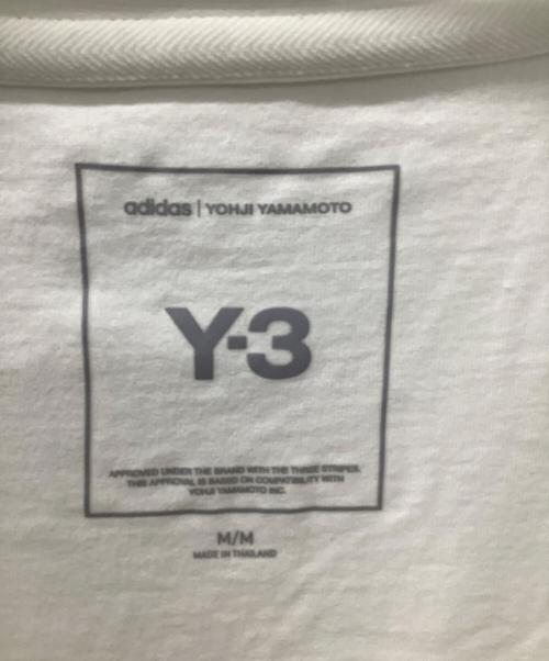 Y-3（ワイスリー）Y-3 (ワイスリー) 半袖カットソー ホワイト サイズ:Mの古着・服飾アイテム