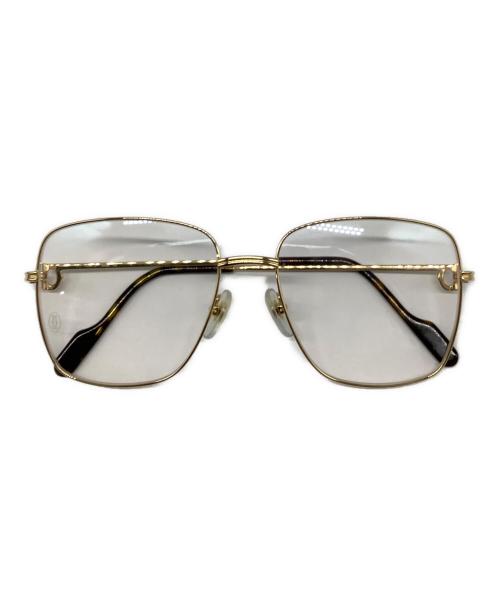 Cartier（カルティエ）Cartier (カルティエ) 伊達眼鏡 ゴールド サイズ:-の古着・服飾アイテム