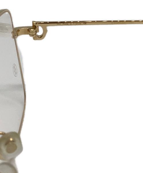 Cartier（カルティエ）Cartier (カルティエ) 伊達眼鏡 ゴールド サイズ:-の古着・服飾アイテム