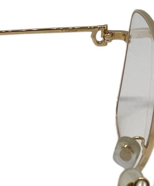 Cartier（カルティエ）Cartier (カルティエ) 伊達眼鏡 ゴールド サイズ:-の古着・服飾アイテム
