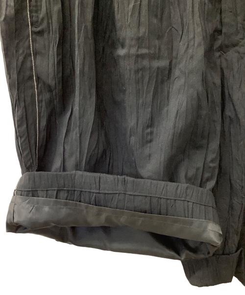 Ujoh（ウジョー）Ujoh (ウジョー) サイドベルトショートパンツ ブラック サイズ:2の古着・服飾アイテム