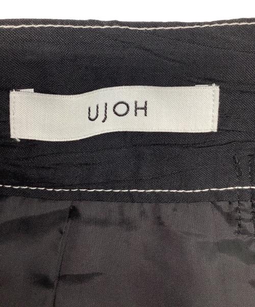 Ujoh（ウジョー）Ujoh (ウジョー) サイドベルトショートパンツ ブラック サイズ:2の古着・服飾アイテム