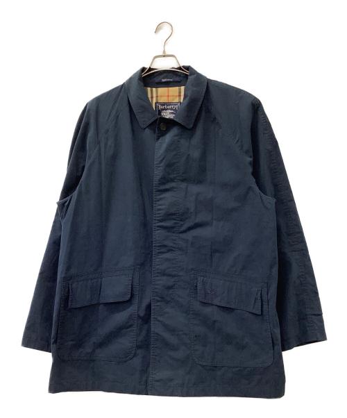 Burberry's（バーバリーズ）Burberry's (バーバリーズ) ハーフコート ネイビー サイズ:XLの古着・服飾アイテム
