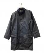 Barbourバブアー）の古着「BORDER WAXED COTTON」｜ネイビー