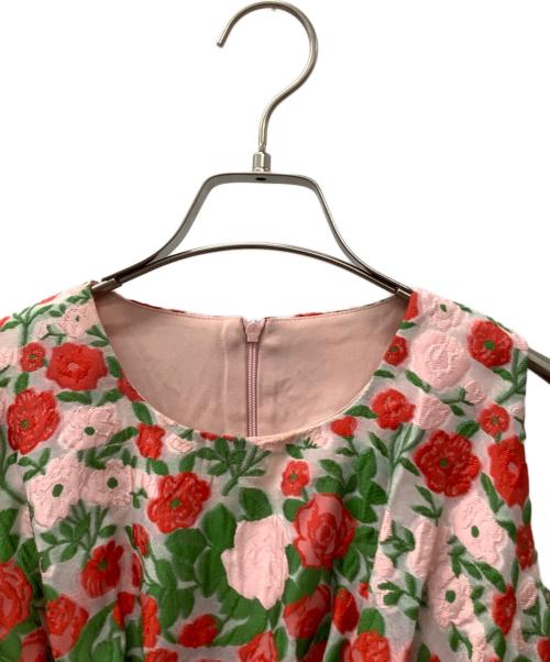 POPPY（ポピー）POPPY (ポピー) フラワージャガードオフショルドレス マルチカラー サイズ:Fの古着・服飾アイテム