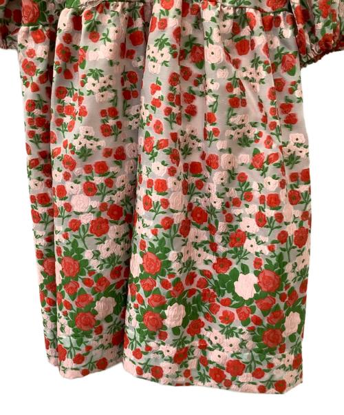 POPPY（ポピー）POPPY (ポピー) フラワージャガードオフショルドレス マルチカラー サイズ:Fの古着・服飾アイテム