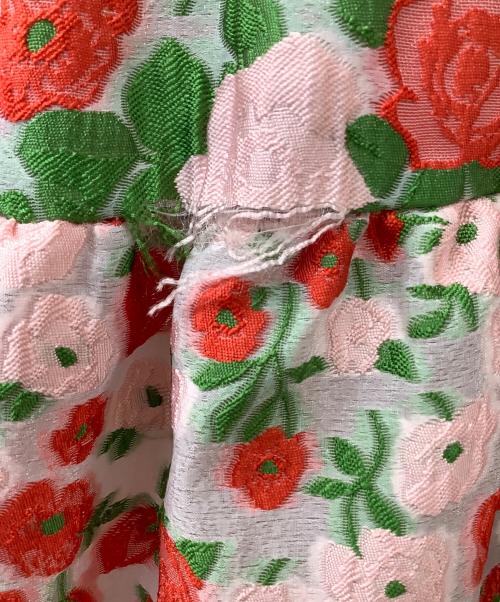POPPY（ポピー）POPPY (ポピー) フラワージャガードオフショルドレス マルチカラー サイズ:Fの古着・服飾アイテム