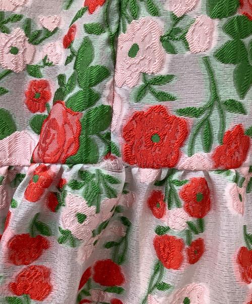 POPPY（ポピー）POPPY (ポピー) フラワージャガードオフショルドレス マルチカラー サイズ:Fの古着・服飾アイテム