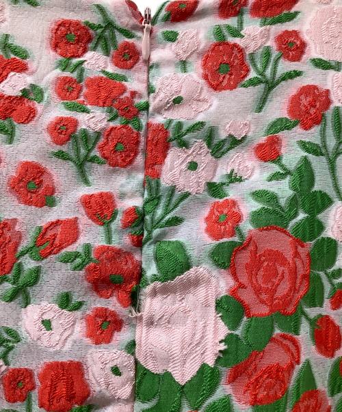 POPPY（ポピー）POPPY (ポピー) フラワージャガードオフショルドレス マルチカラー サイズ:Fの古着・服飾アイテム