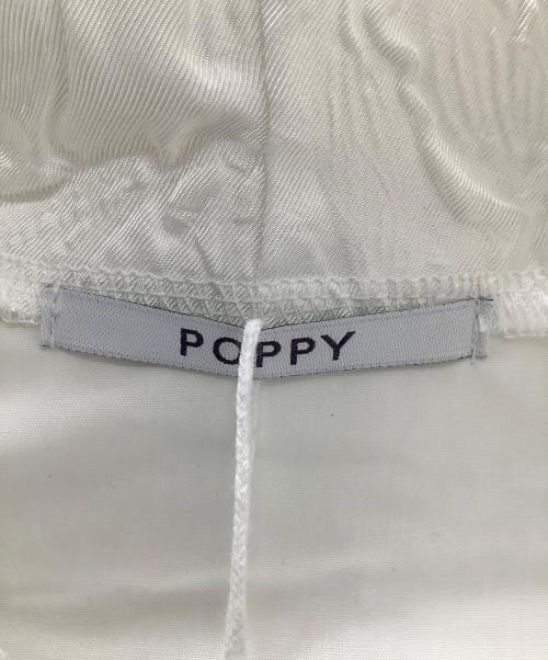 POPPY（ポピー）POPPY (ポピー) ジャガードフーディーワンピース ホワイト サイズ:Fの古着・服飾アイテム