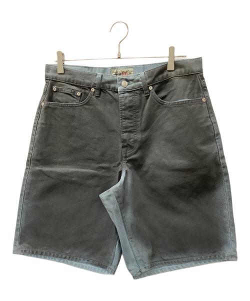 stussy（ステューシー）stussy (ステューシー) Spray Dye Big OL Short グレー サイズ:30の古着・服飾アイテム