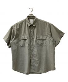 Stripes For Creative（ストライプ フォー クリエイティブ）の古着「SNAP SHIRT」｜グレー