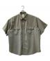 Stripes For Creative（ストライプ フォー クリエイティブ）の古着「SNAP SHIRT」｜グレー