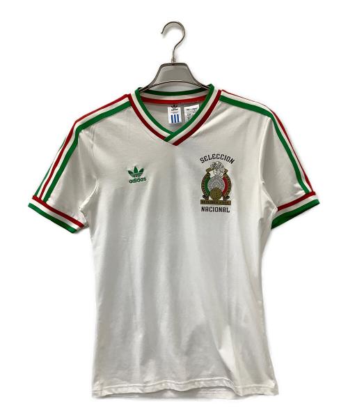 adidas（アディダス）adidas (アディダス) メキシコ 1985 アウェイジャージー ホワイト サイズ:M 未使用品の古着・服飾アイテム